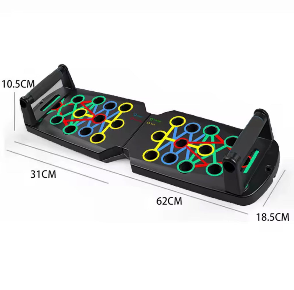 Multi Functional Push Up Board Set, Portable Push Up Bar, Foldable Fitness Equipment for Chest, Abdominal, Arm/back Training