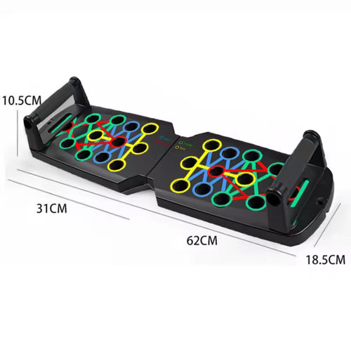 Multi Functional Push Up Board Set, Portable Push Up Bar, Foldable Fitness Equipment for Chest, Abdominal, Arm/back Training